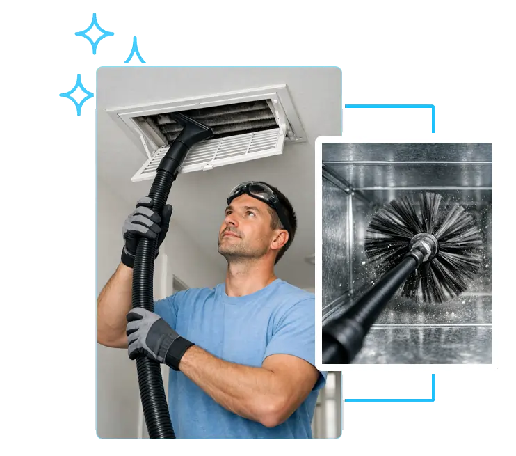 deep cleaning ductwork