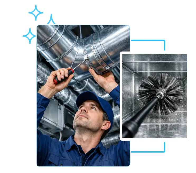 deep cleaning ductwork